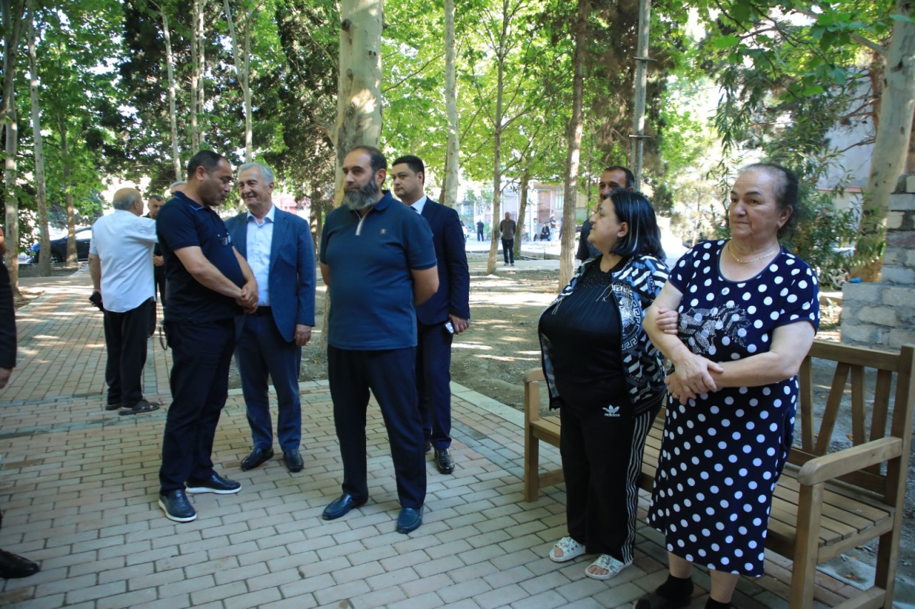 Niyazi Bayramov növbəti “ABAD məhəllə” ilə tanış oldu - FOTOLAR